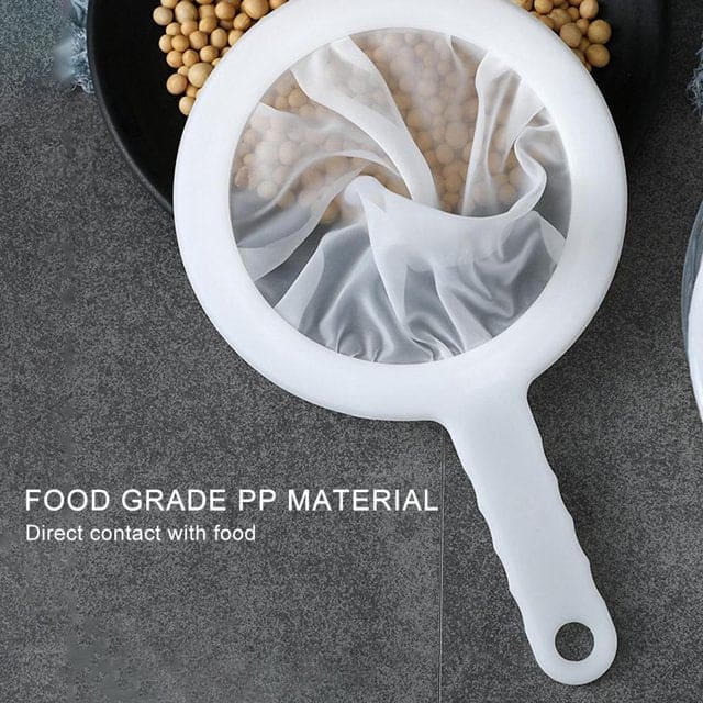 Nylon Mesh Filter, Kitchen Soybean Milk Filter, Fine Mesh Strainer, Kitchen Nylon Cheesecloths, Yogurt Mesh Sieve Filter Strainer Net, Reusable Ultra Fine Filter, Multifunctional Colander with Handle Nylon Mesh Filter, Kitchen Soybean Milk Filter, Fine Mesh Strainer, Kitchen Nylon Cheesecloths, Yogurt Mesh Sieve Filter Strainer Net, Reusable Ultra Fine Filter, Multifunctional Colander with Handle